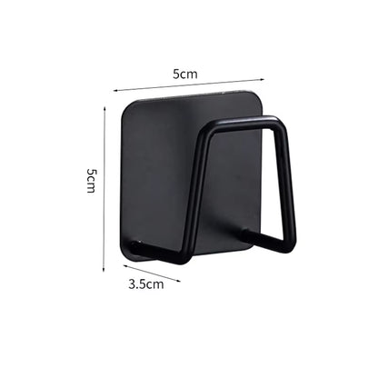 Kitchen Sink Sponge Holder Self Adhesive Drain Drying Rack Wall Hooks Sponge Stand Storage Organizer for Kitchen Sink Organizer